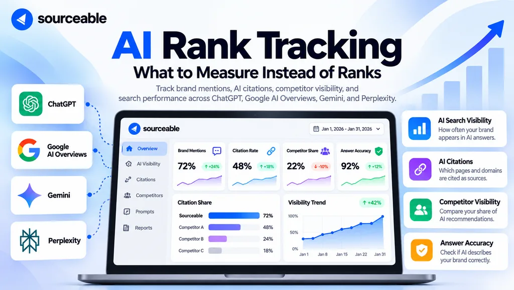 AI Rank Tracking: SEO Rankings & AI Visibility Metrics